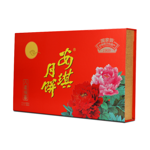 安琪八星报喜月饼800g