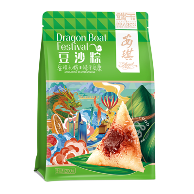安琪粽子豆沙粽200g