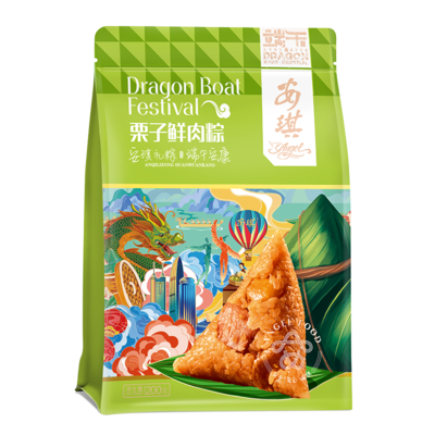 安琪粽子栗子鲜肉粽200g