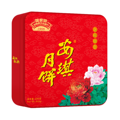安琪金秋如意月饼600g
